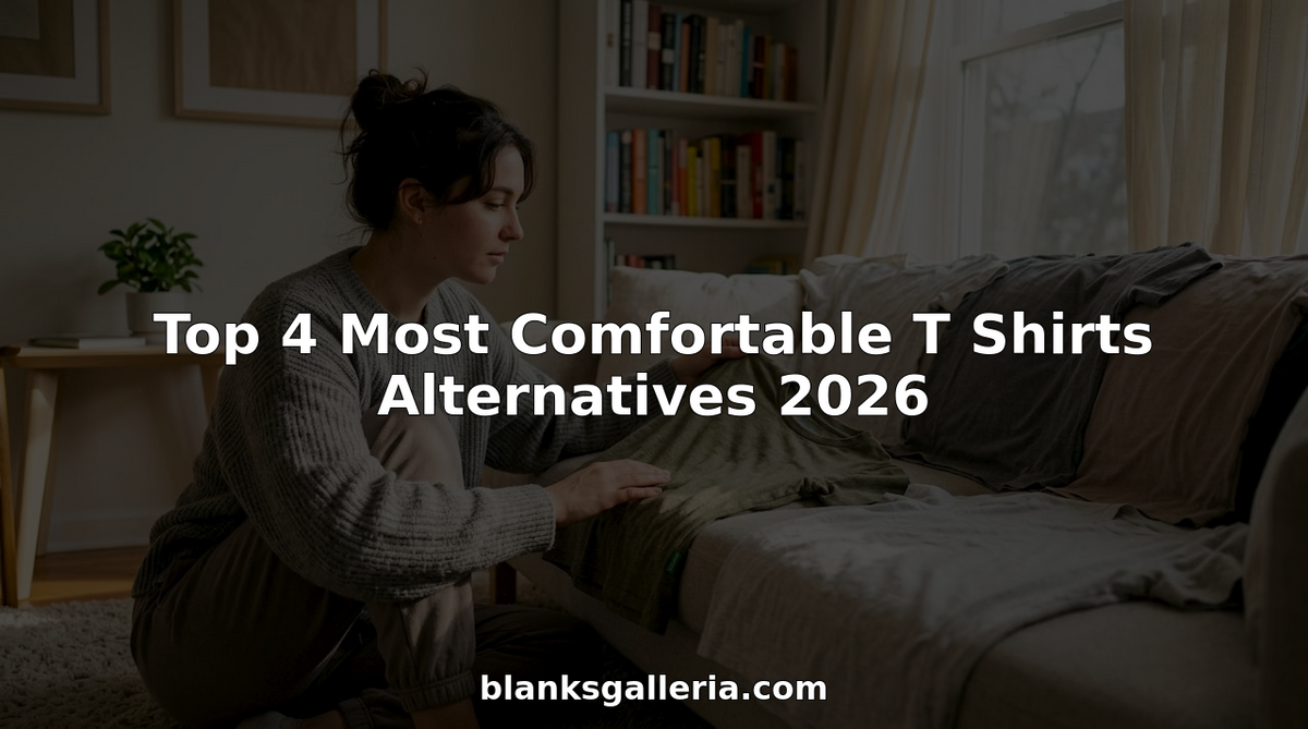 Person examining comfortable casual shirts pile