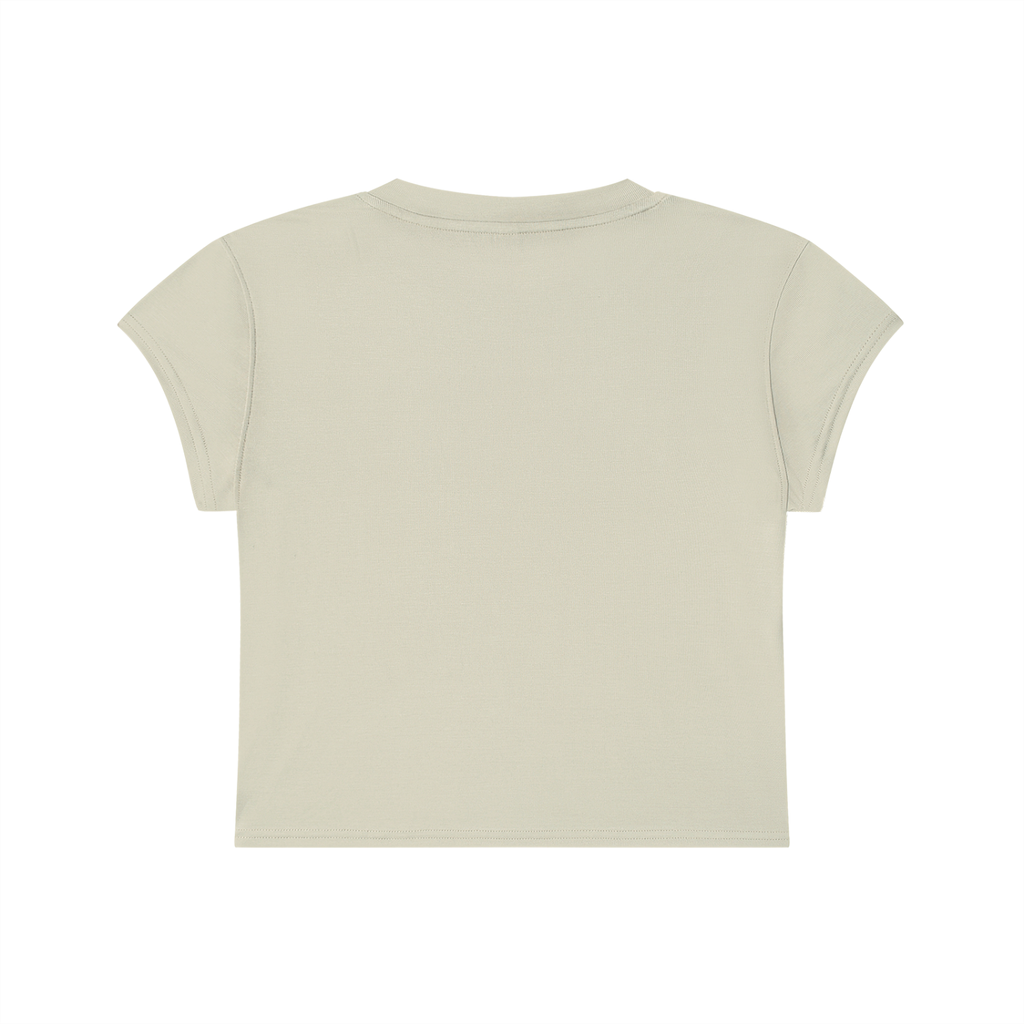 WOMEN'S SLIM CROPPED T-SHIRT