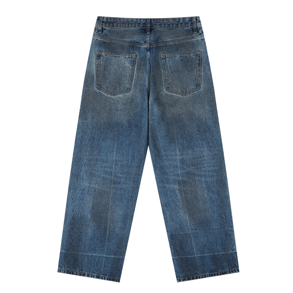 VINTAGE WASHED DENIM JEANS
