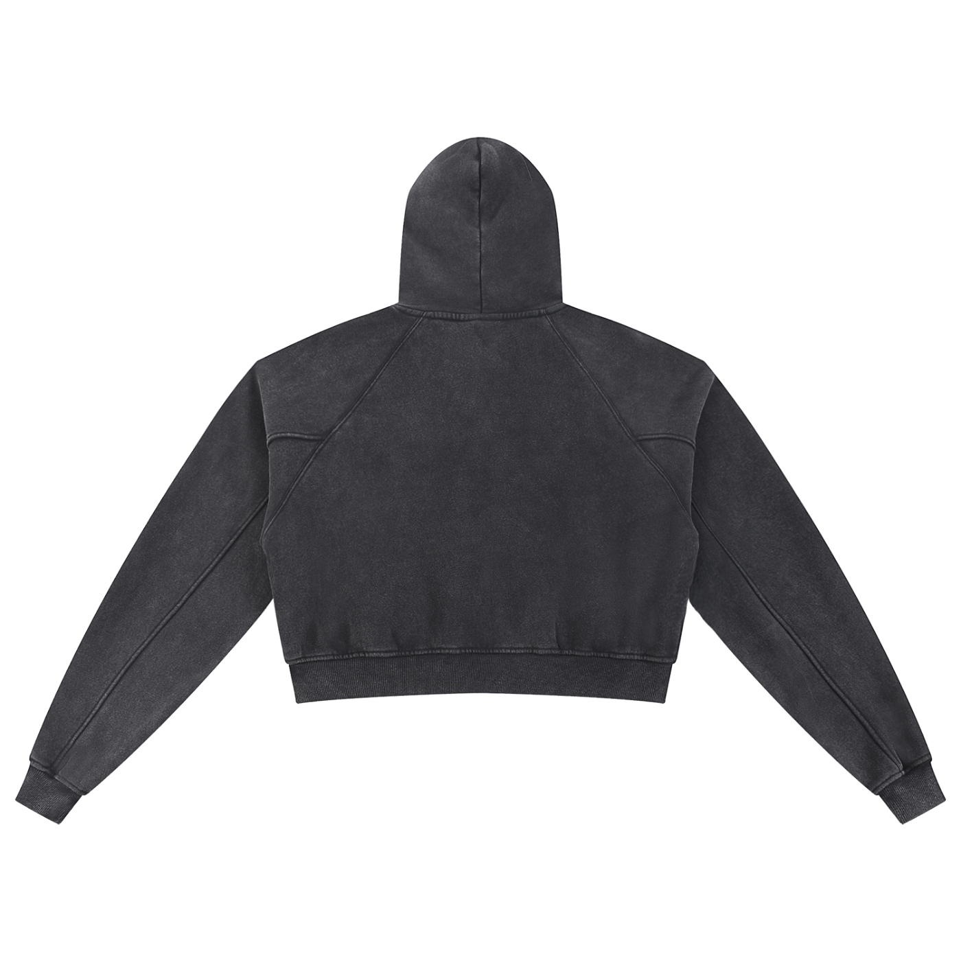 WOMEN'S WASHED CROPPED HOODIE