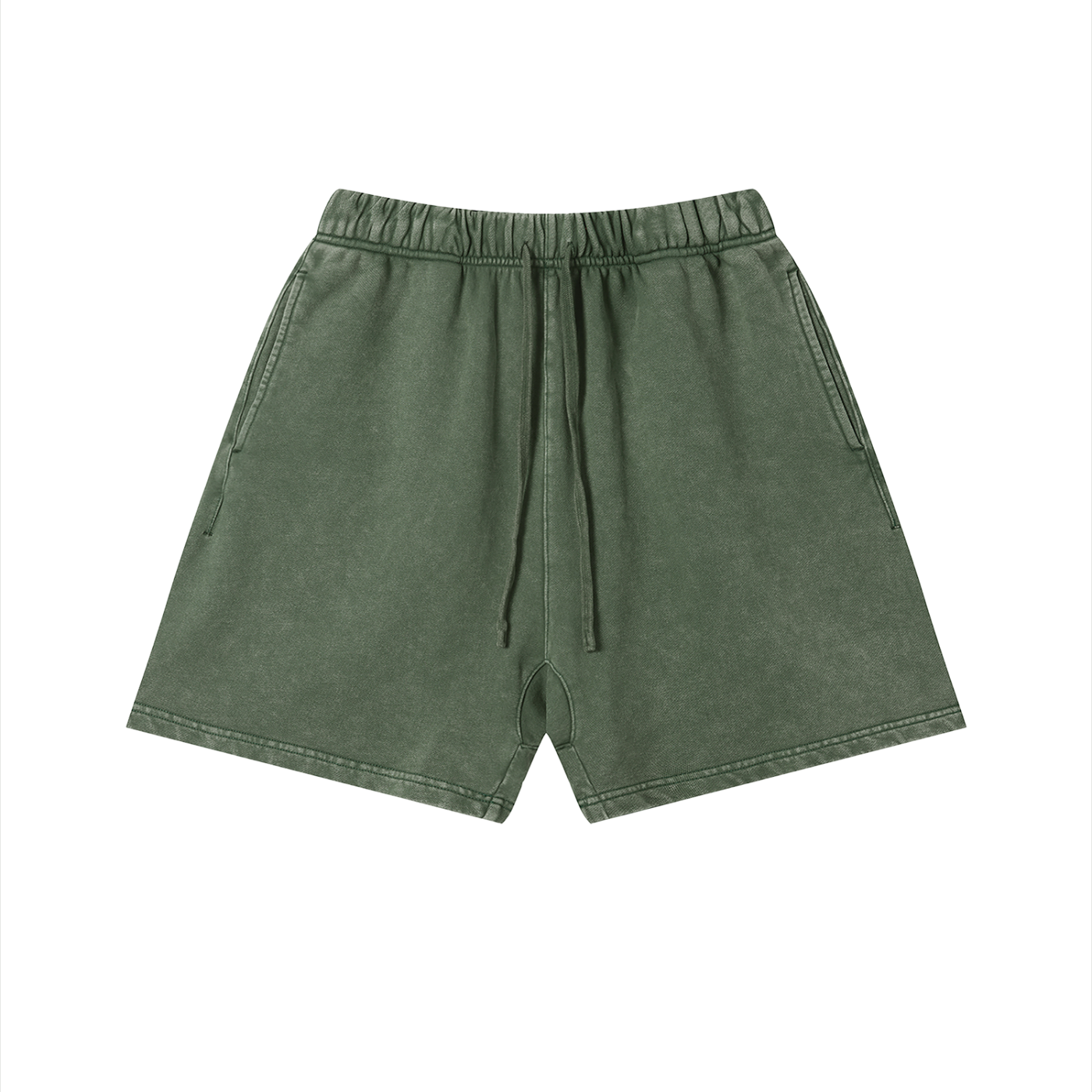 100% COTTON VINTAGE WASHED SHORTS