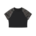 WOMEN'S CAMO RAGLAN BABY TEE