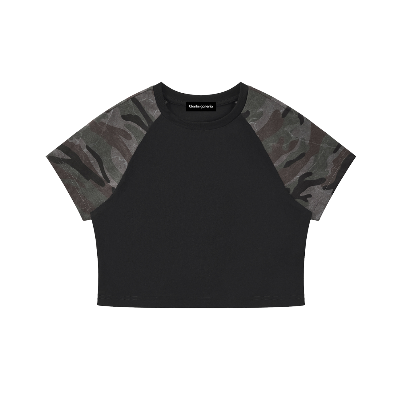 WOMEN'S CAMO RAGLAN BABY TEE