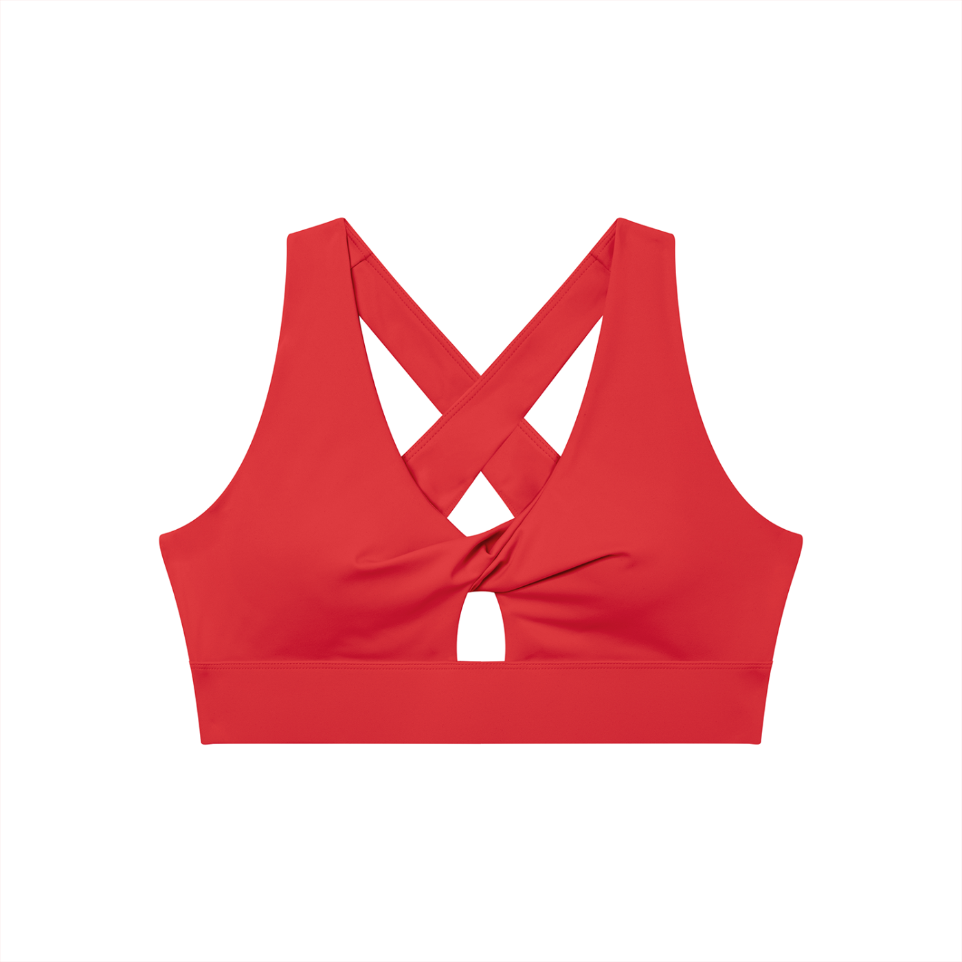 WOMEN'S TWIST V-NECK SPORT BRA