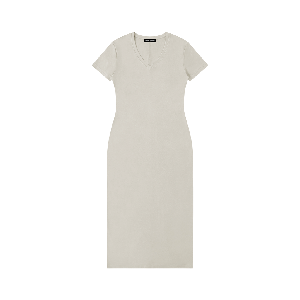 WOMEN'S V-NECK LONG DRESS