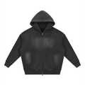 SUN FADED DOUBLE ZIPPER HOODIES