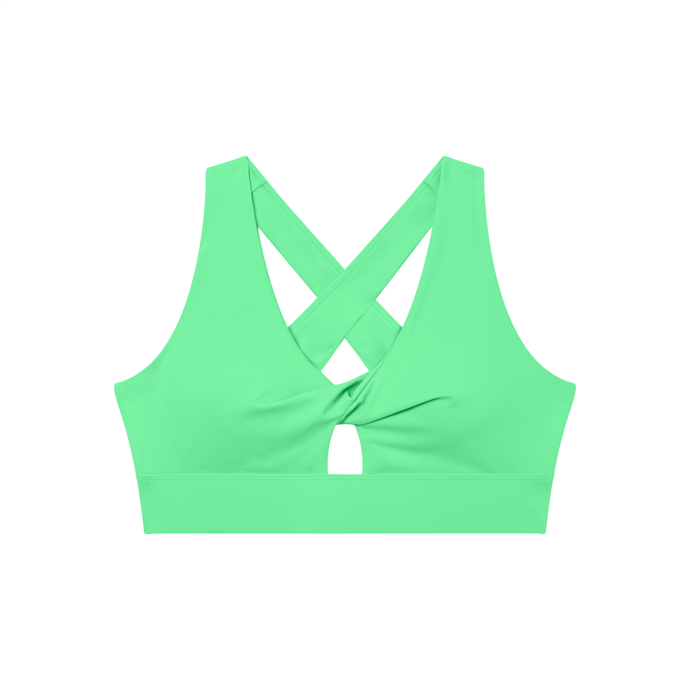 WOMEN'S TWIST V-NECK SPORT BRA