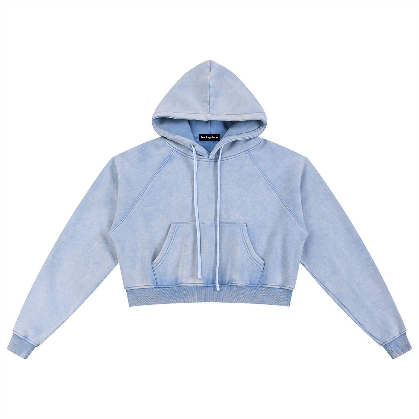 WOMEN'S WASHED CROPPED HOODIE