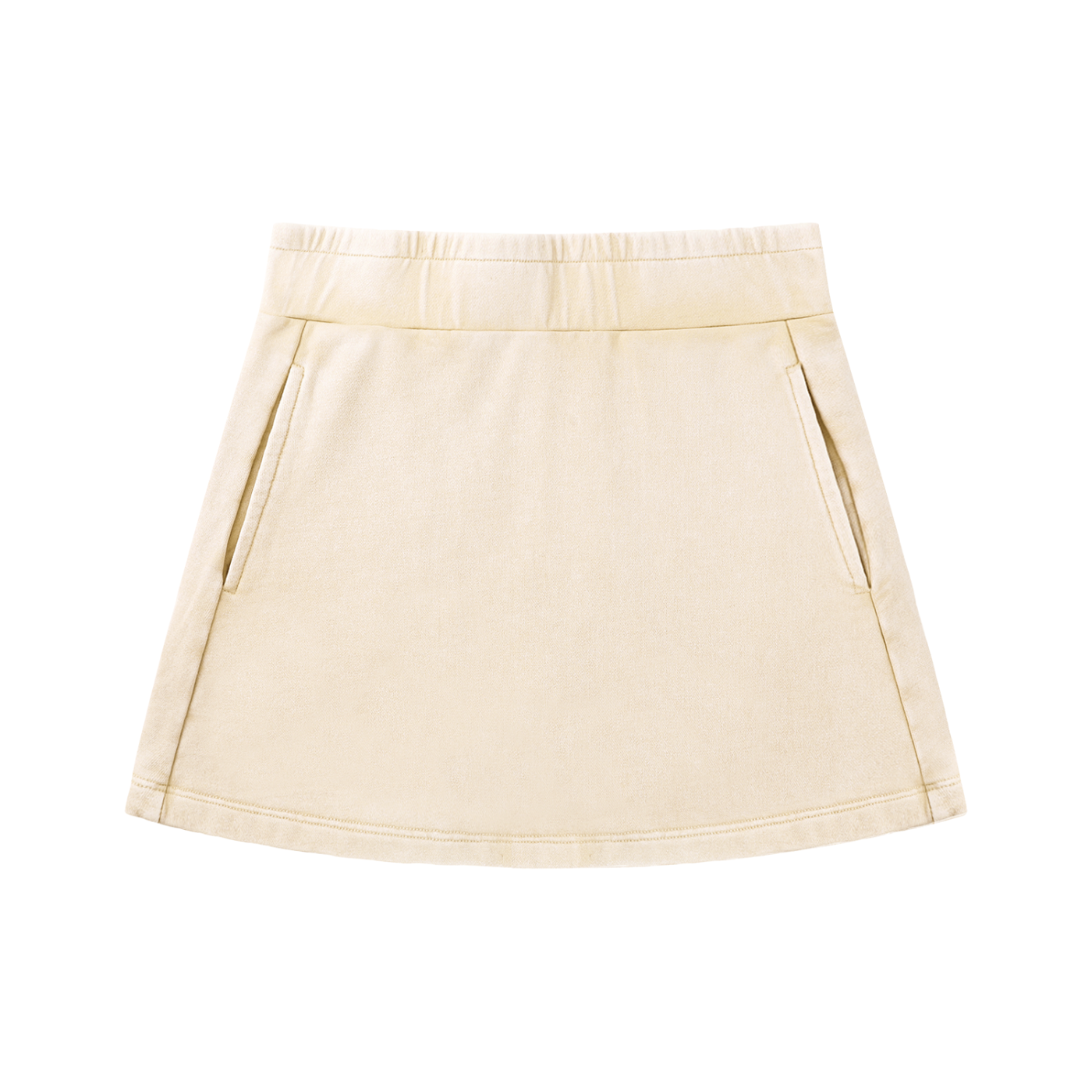 WOMEN'S 100% COTTON MINERAL WASHED SKIRT