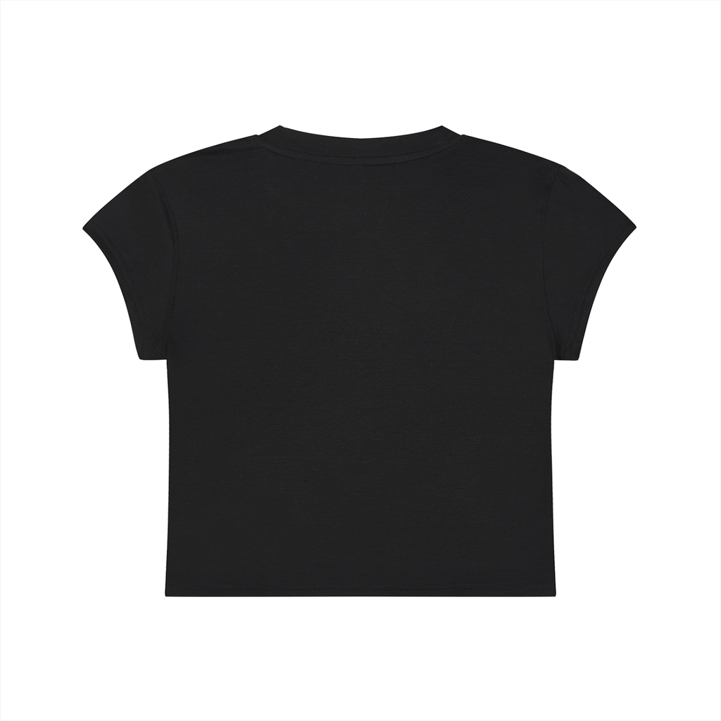 WOMEN'S SLIM CROPPED T-SHIRT