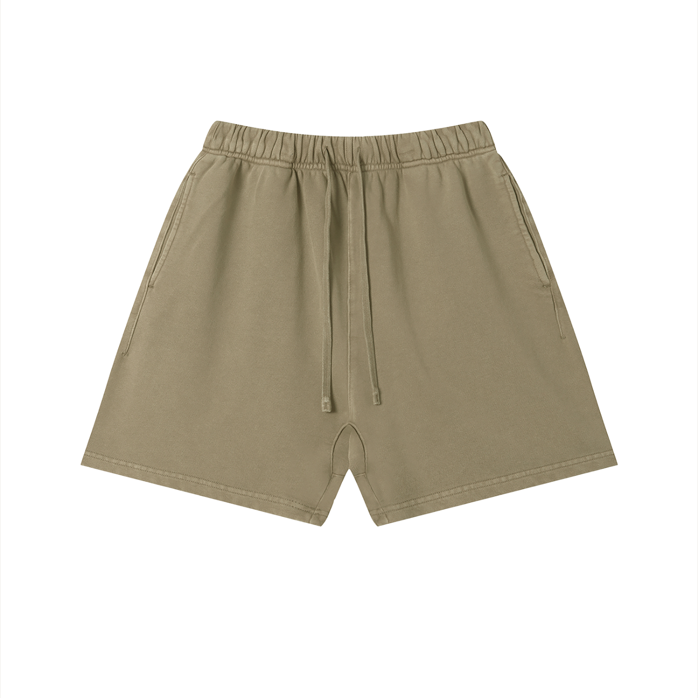 100% COTTON VINTAGE WASHED SHORTS