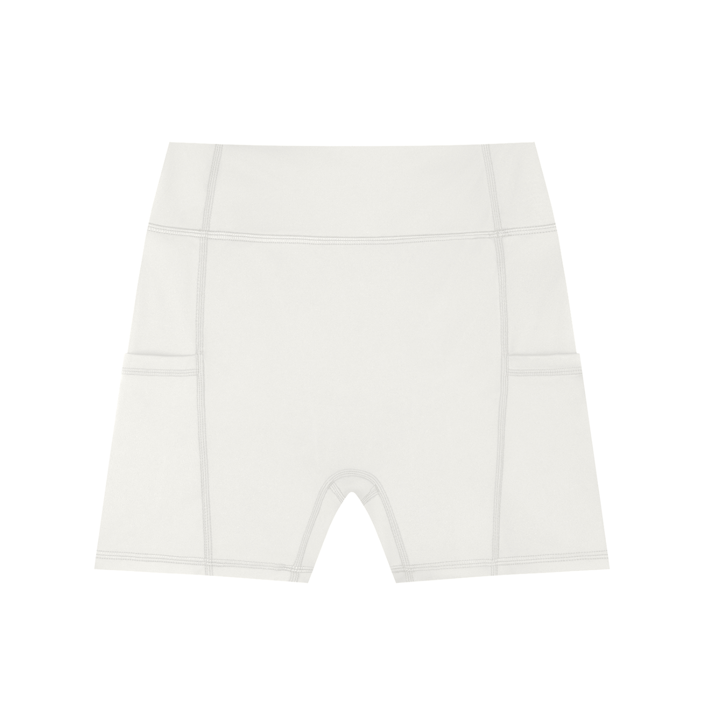 WOMEN'S HIGH WAISTED POCKET BICKER SHORTS
