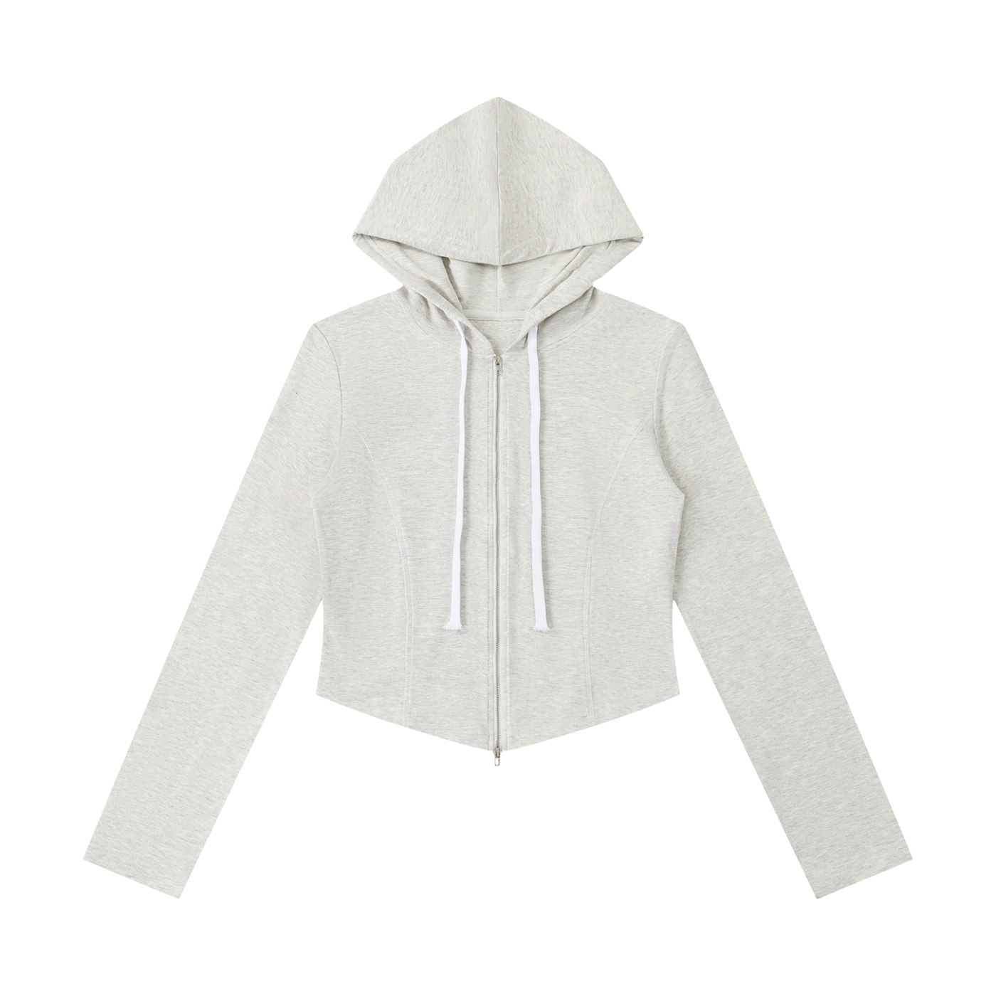 WOMEN'S SLIM ZIPPER HOODIE