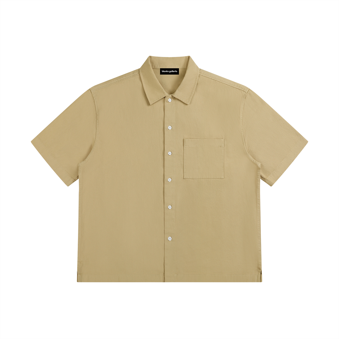 100% COTTON POCKET BUTTON UP