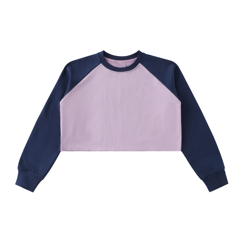 WOMEN'S CROPPED RAGLAN SWEATSHIRT