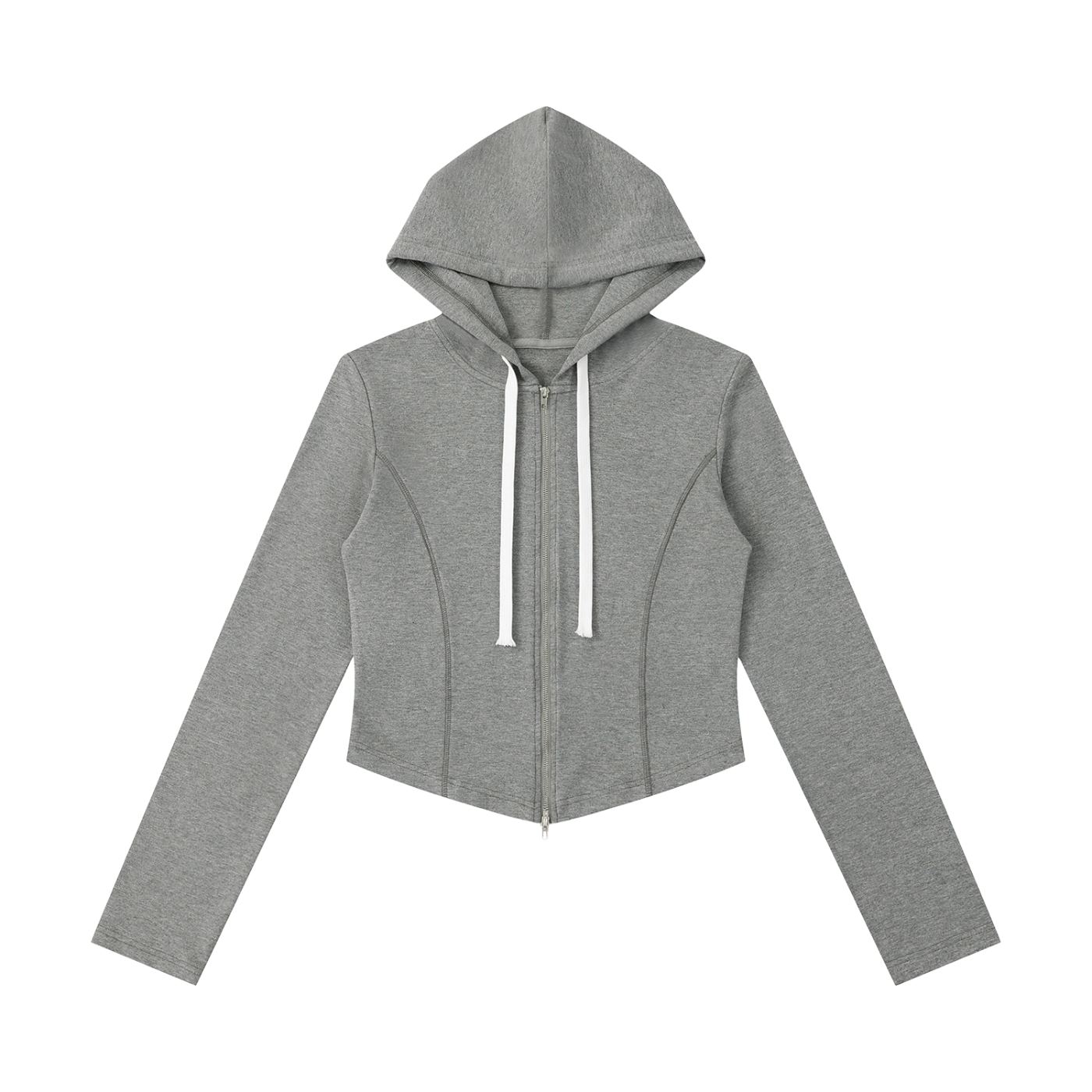 WOMEN'S SLIM ZIPPER HOODIE