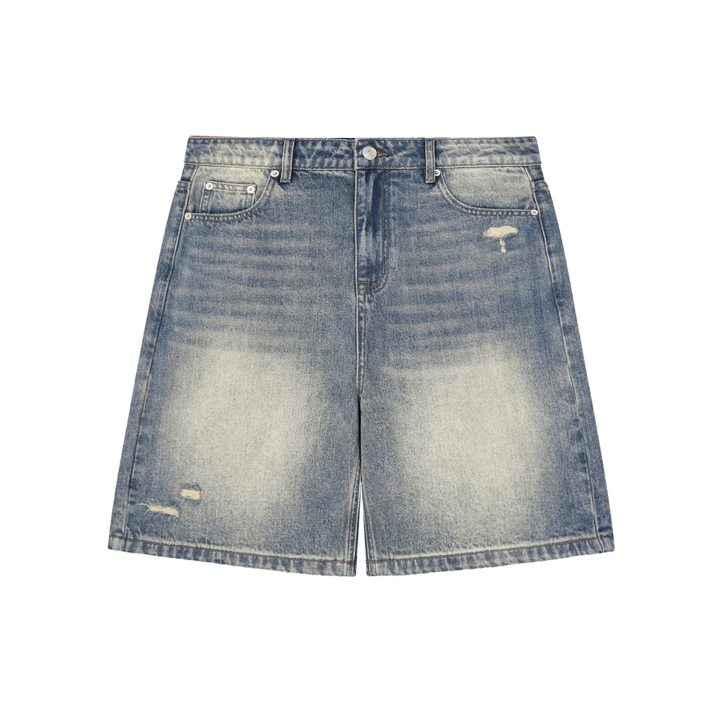 DENIM REPAIR SHORTS