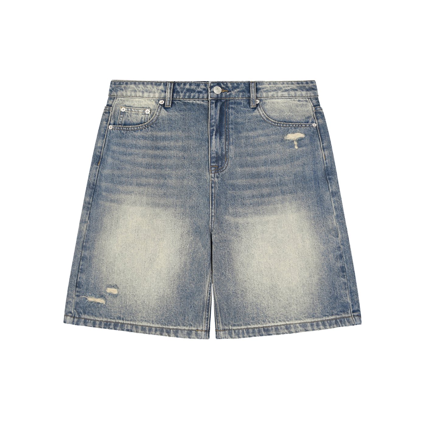 DENIM REPAIR SHORTS