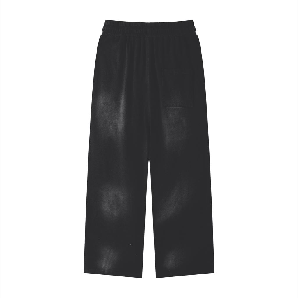 100% COTTON SUN FADED STRAIGHT PANTS