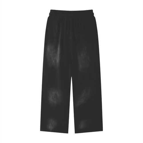 100% COTTON SUN FADED STRAIGHT PANTS