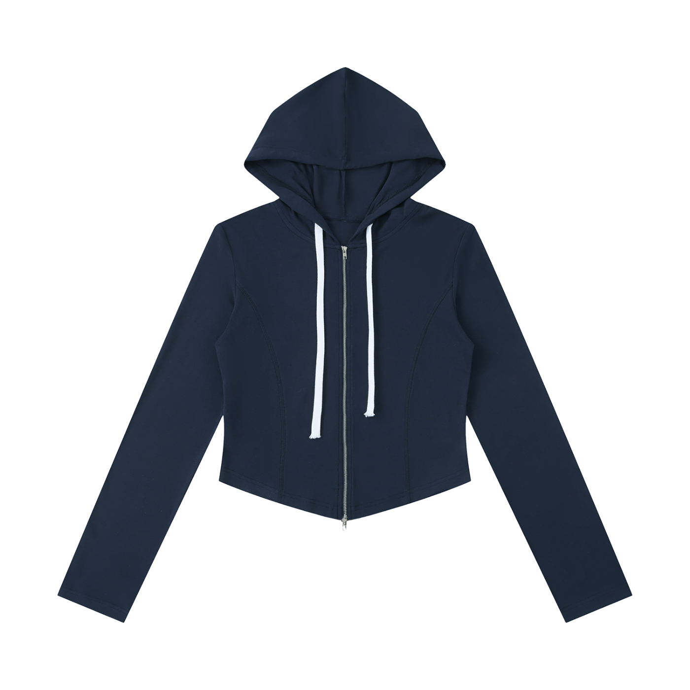 WOMEN'S SLIM ZIPPER HOODIE