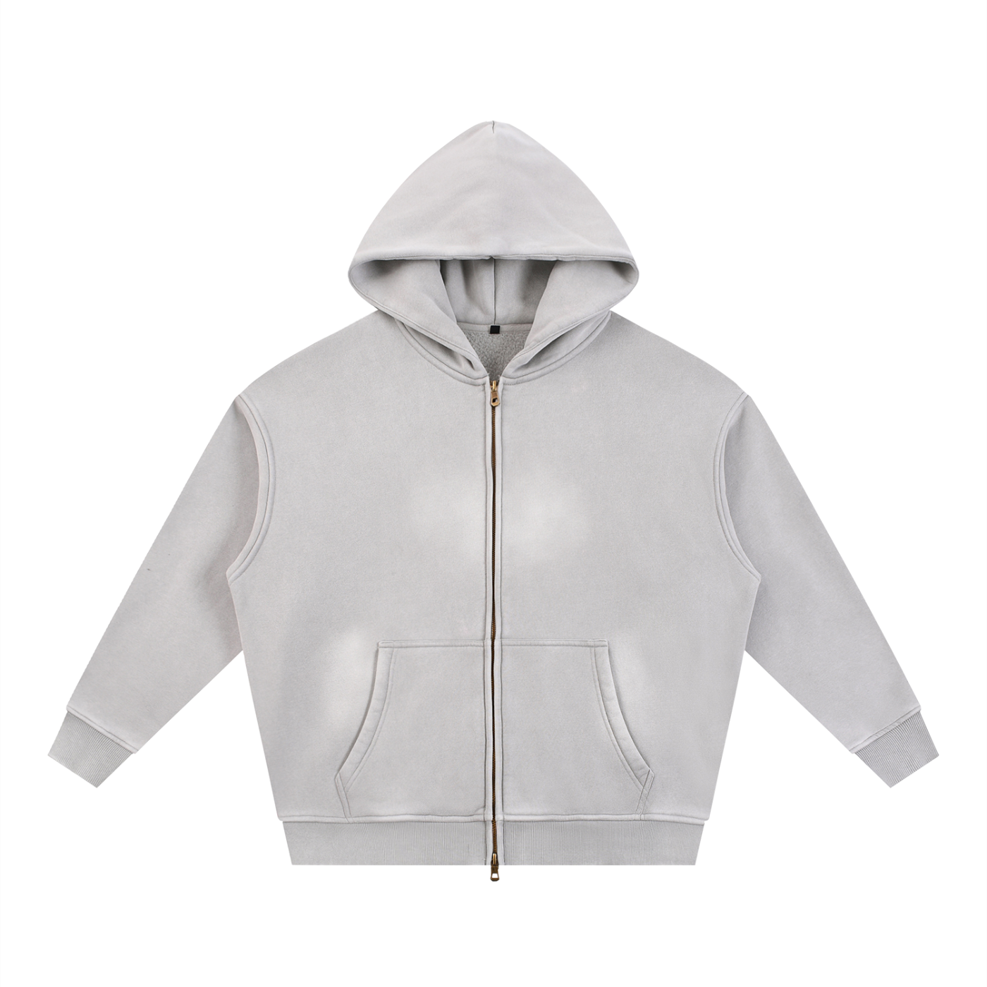 SUN FADED DOUBLE ZIPPER HOODIES