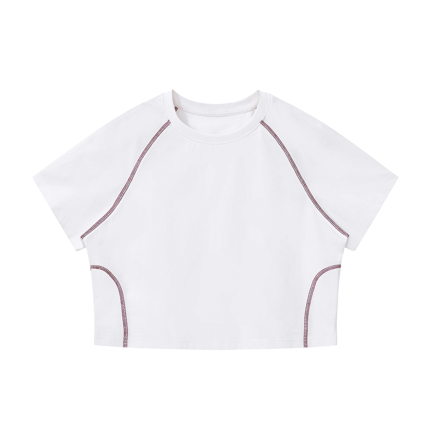 WOMEN'S RAGLAN STITCH CROP TOP