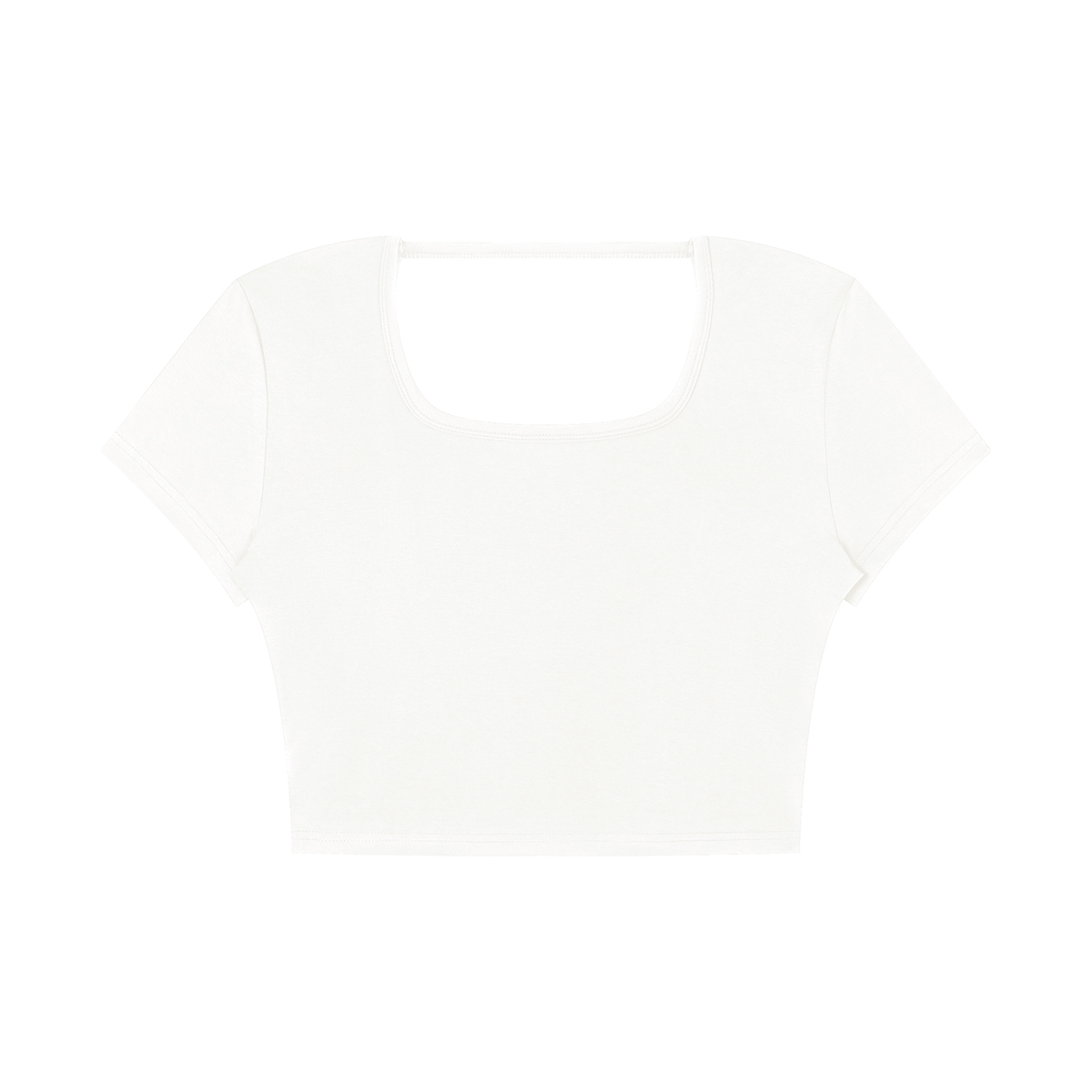 WOMEN'S SQUARE NECK CROP TOP