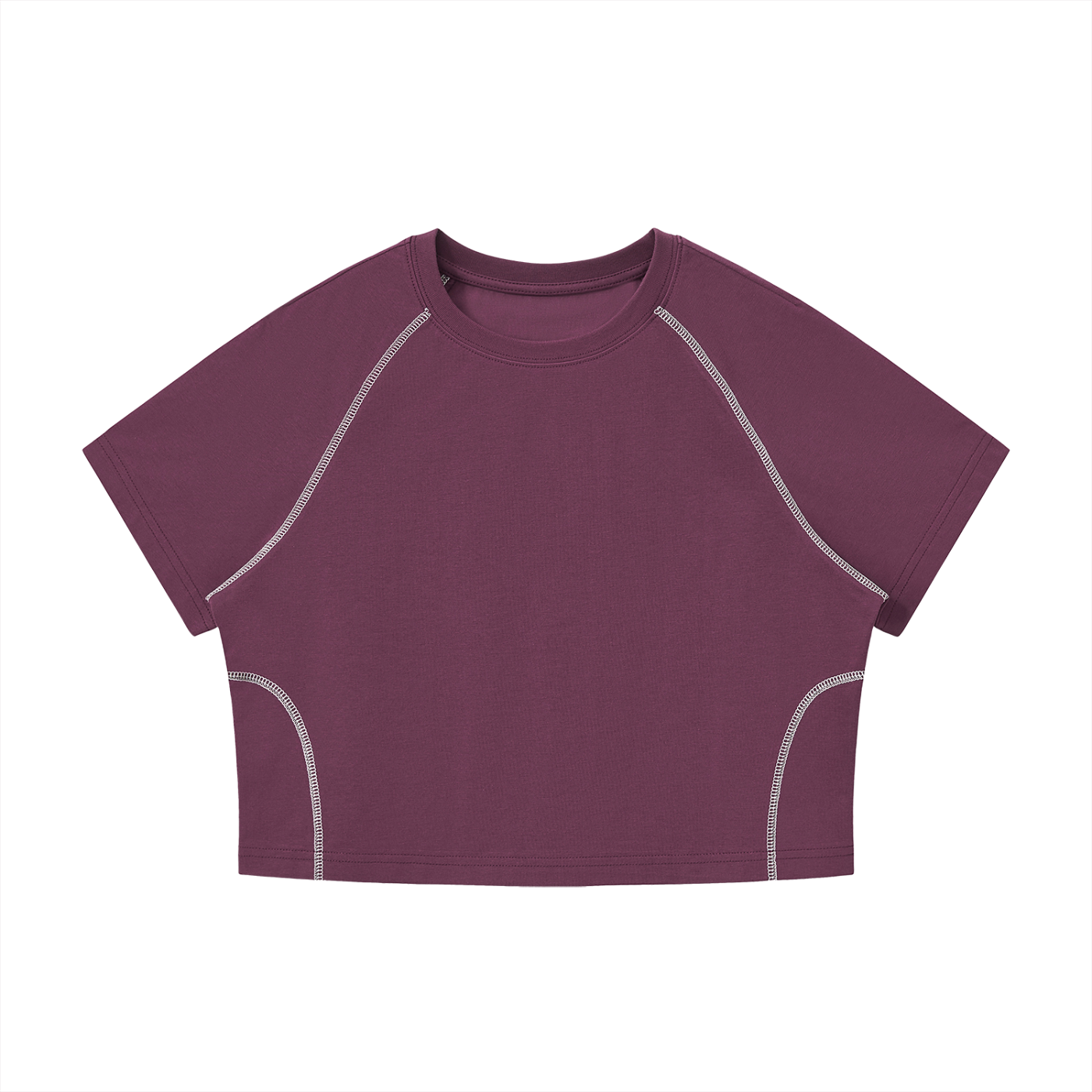 WOMEN'S RAGLAN STITCH CROP TOP