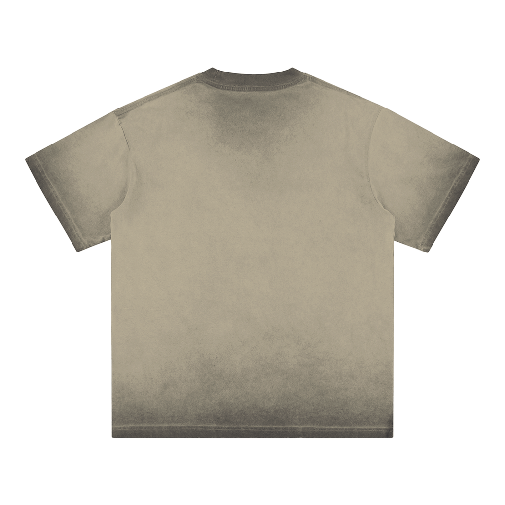 REVERSE DYED 100% COTTON T-SHIRT