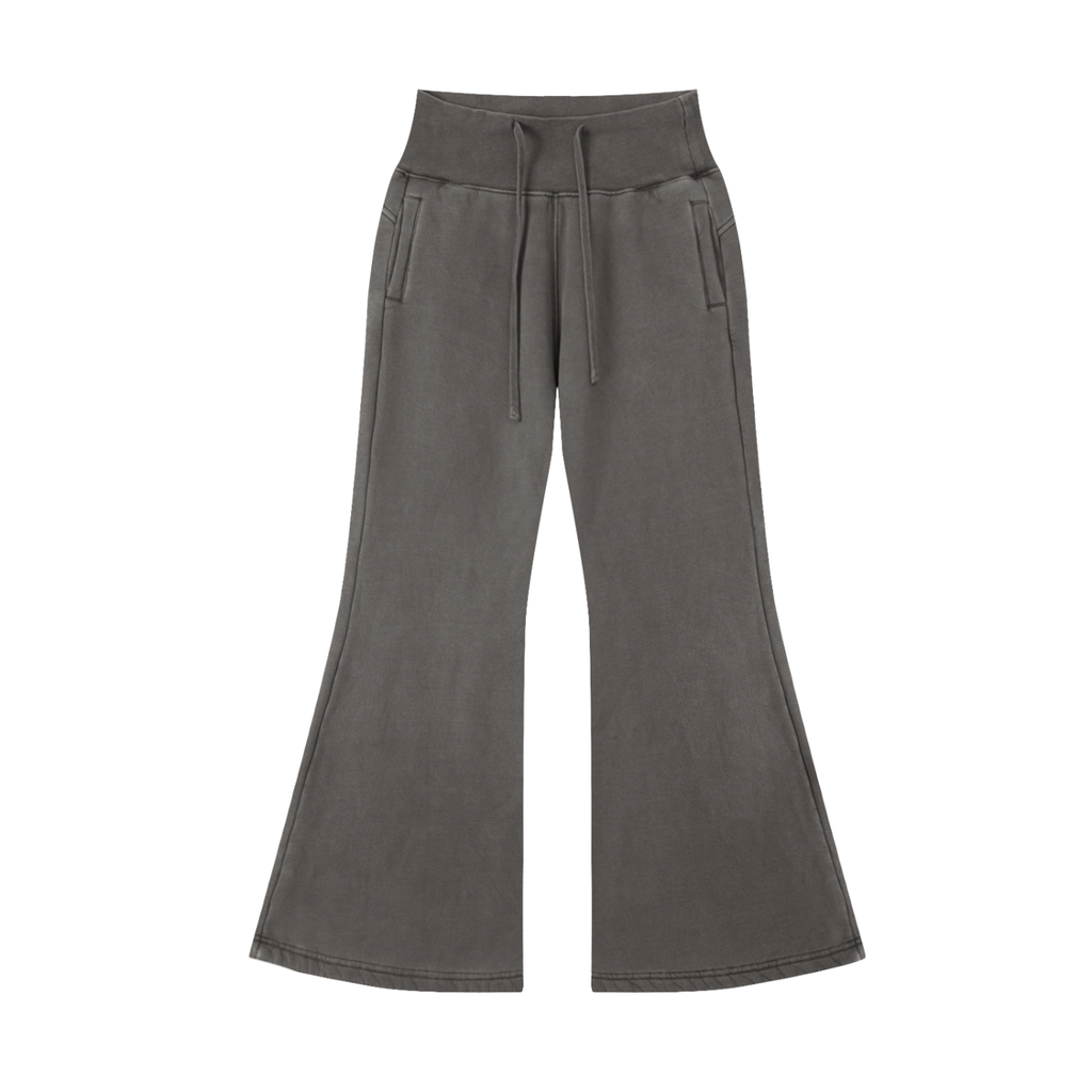 WOMEN'S VINTAGE WASHED FLARED PANTS