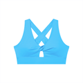 WOMEN'S TWIST V-NECK SPORT BRA