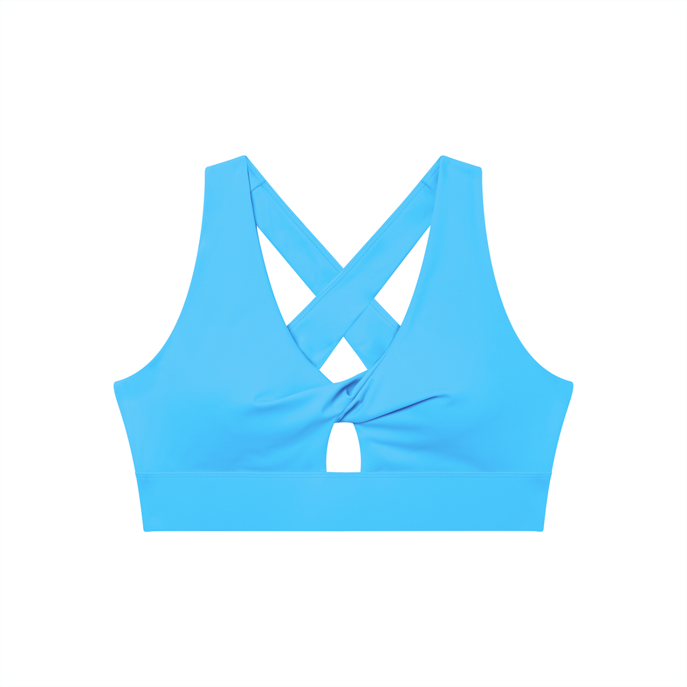WOMEN'S TWIST V-NECK SPORT BRA
