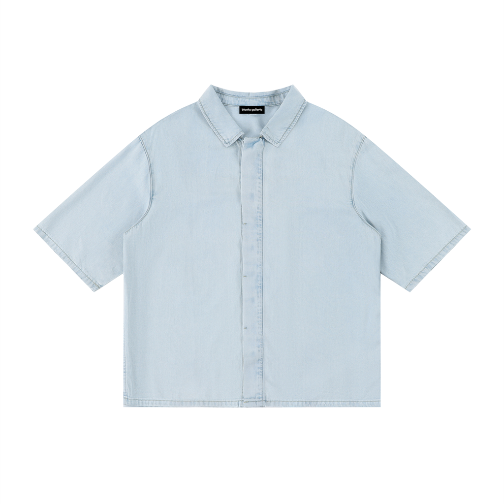 VINTAGE WASHED LYOCELL BUTTON UP