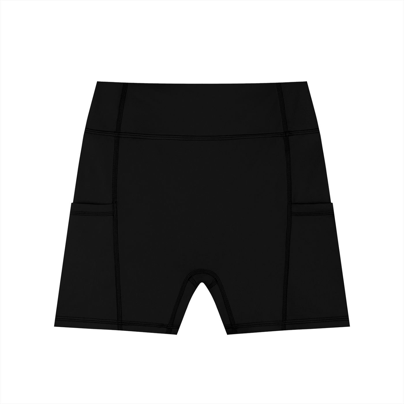 WOMEN'S HIGH WAISTED POCKET BICKER SHORTS