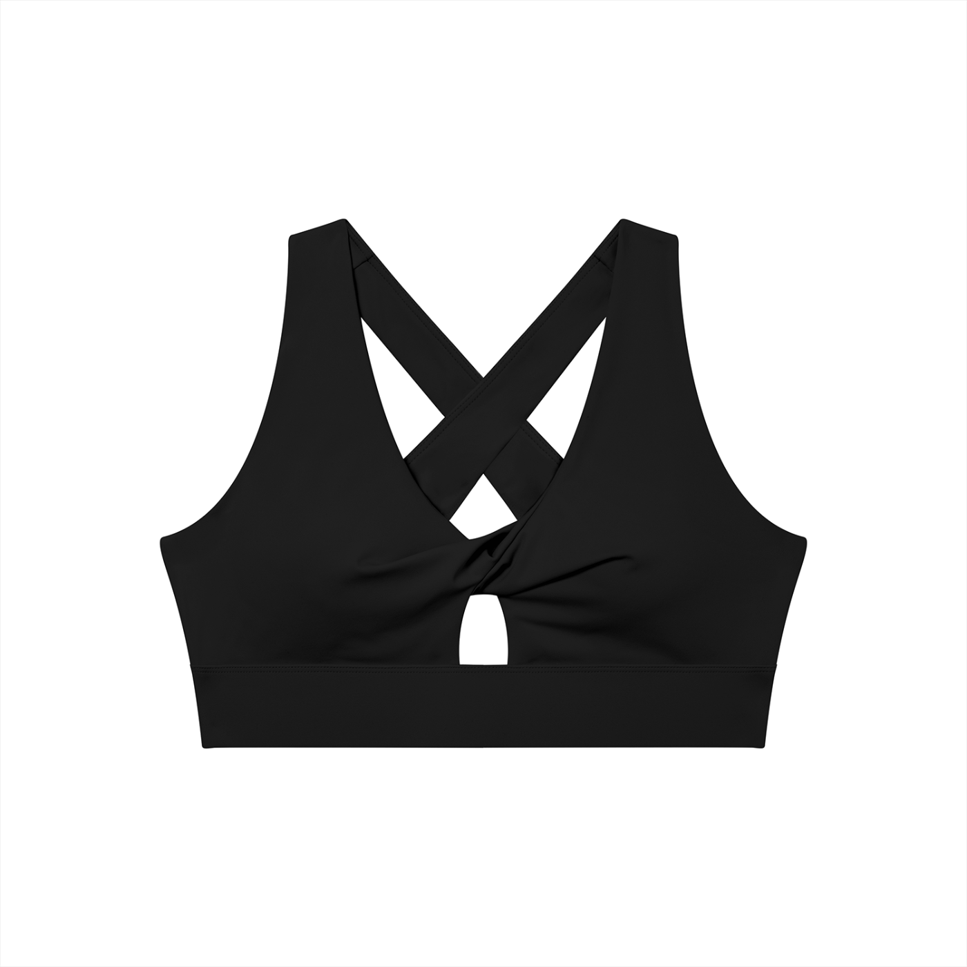 WOMEN'S TWIST V-NECK SPORT BRA