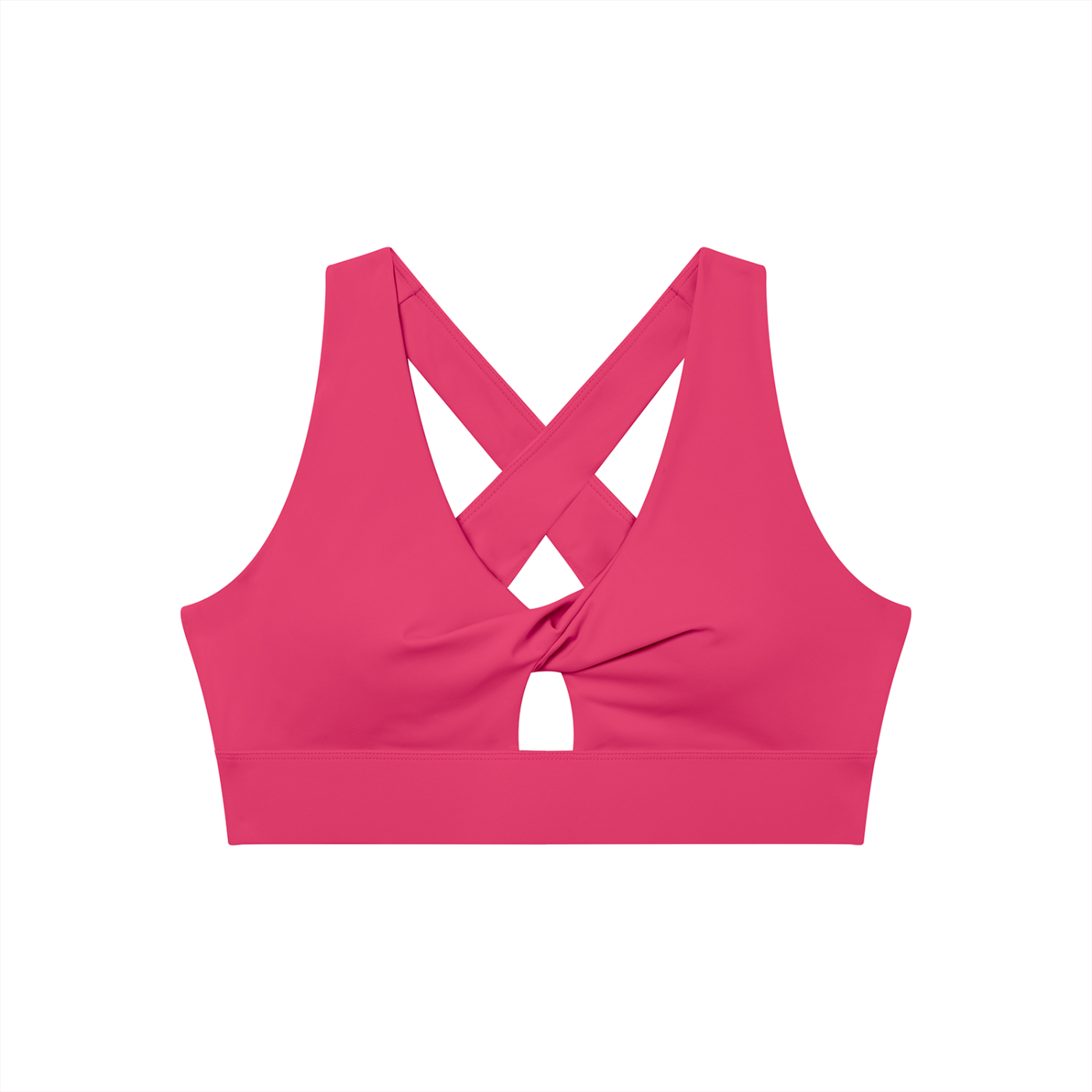 WOMEN'S TWIST V-NECK SPORT BRA