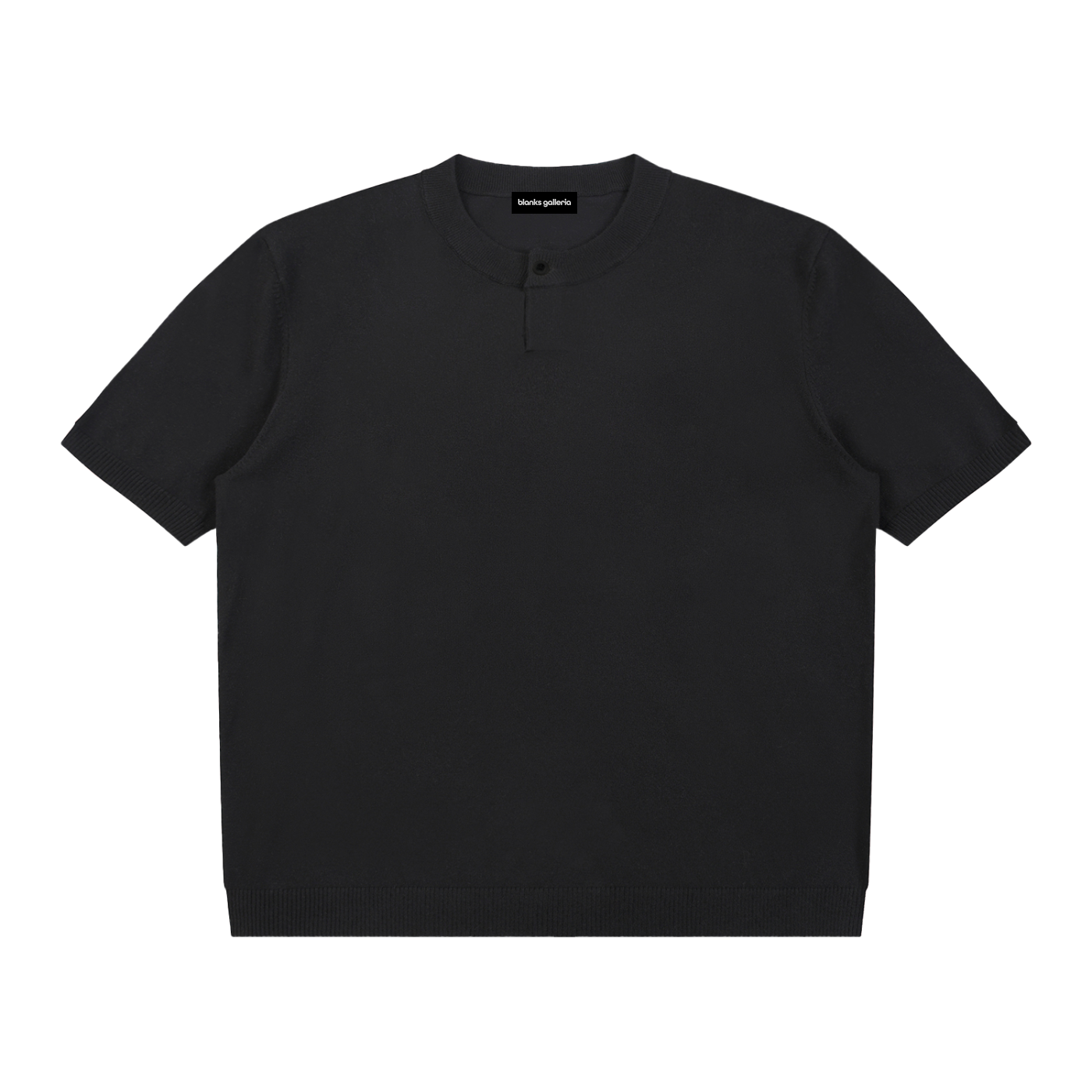 100% COTTON KNIT HENLEY