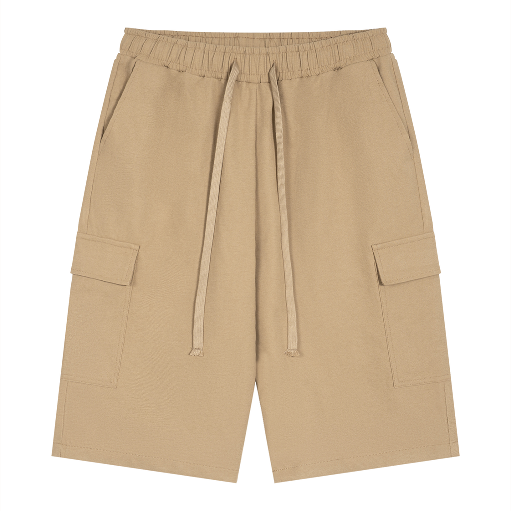 DRAWSTRING CARGO SHORTS