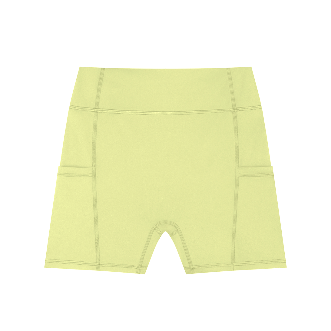 WOMEN'S HIGH WAISTED POCKET BICKER SHORTS
