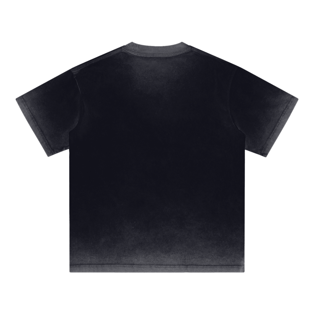 REVERSE DYED 100% COTTON T-SHIRT