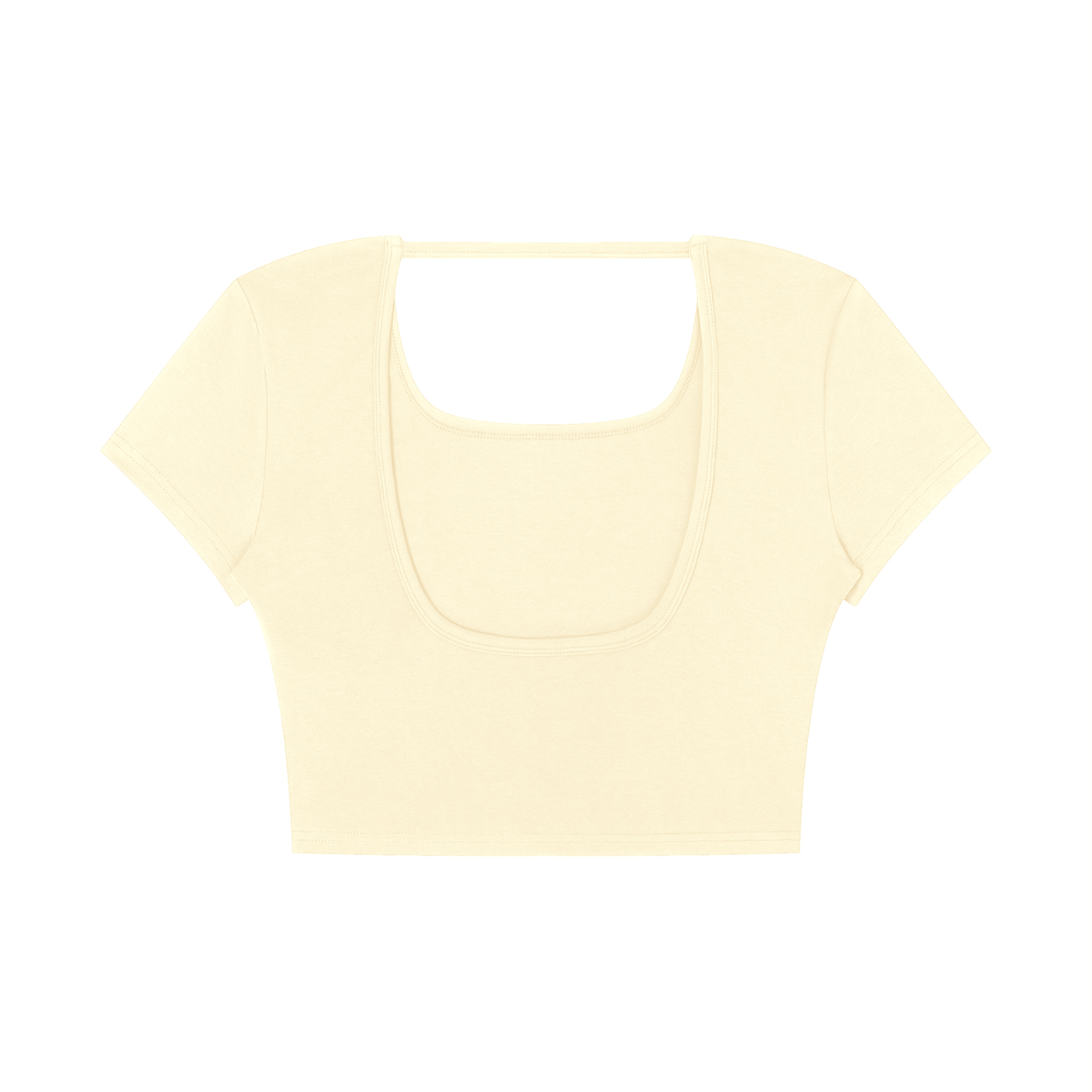 WOMEN'S SQUARE NECK CROP TOP