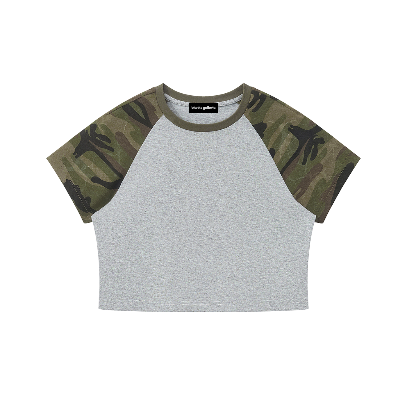 WOMEN'S CAMO RAGLAN BABY TEE