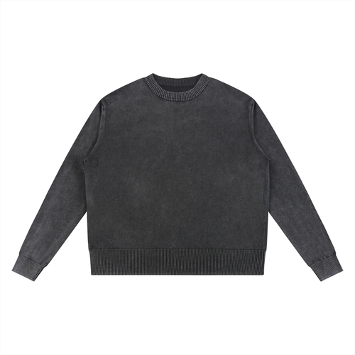 100% COTTON KNIT SWEATER