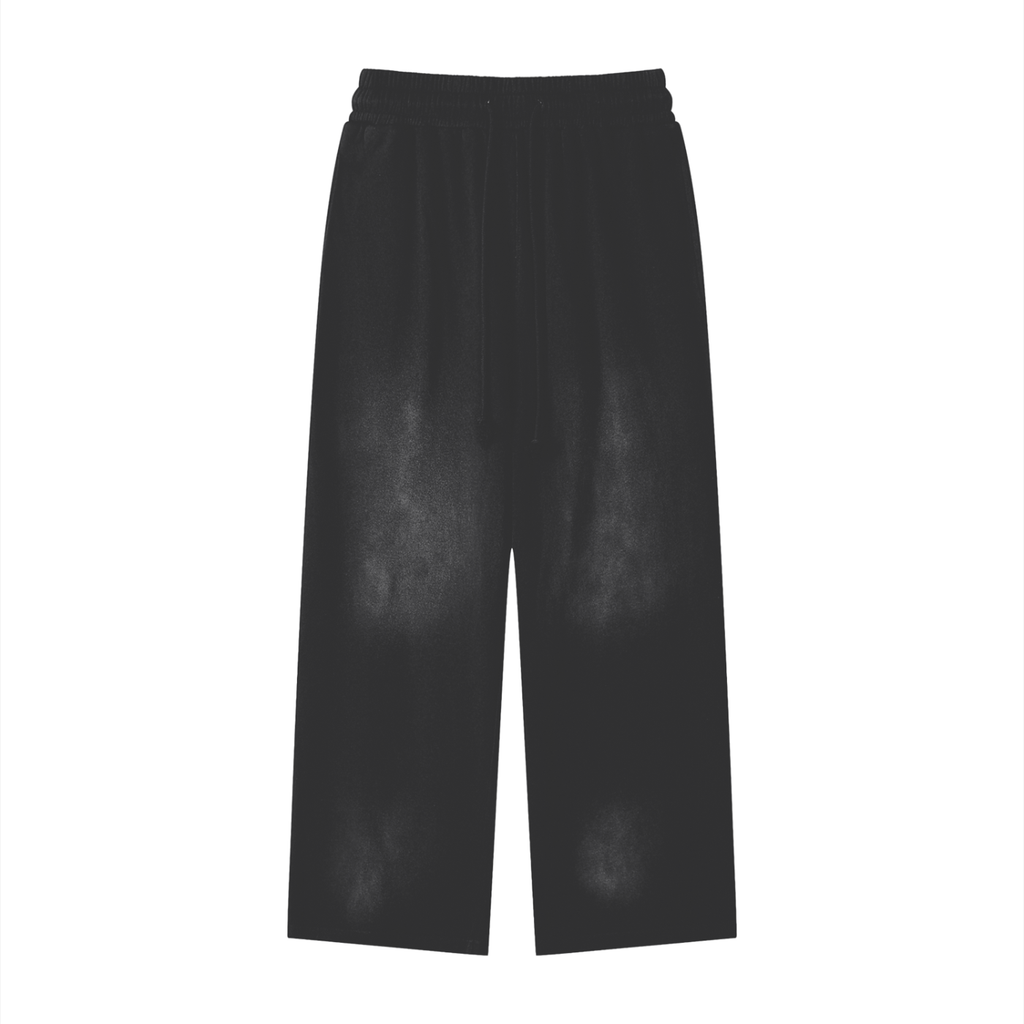 100% COTTON SUN FADED STRAIGHT PANTS