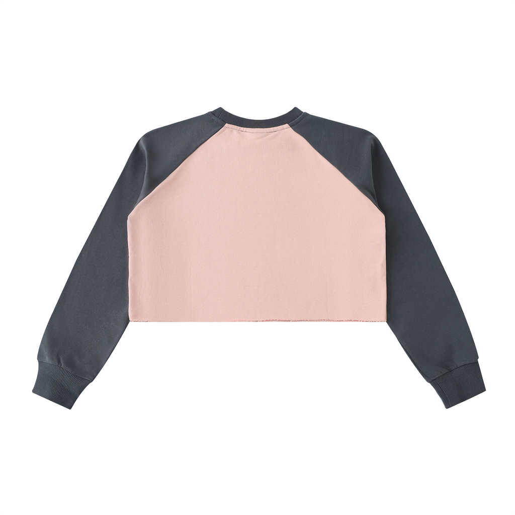 WOMEN'S CROPPED RAGLAN SWEATSHIRT
