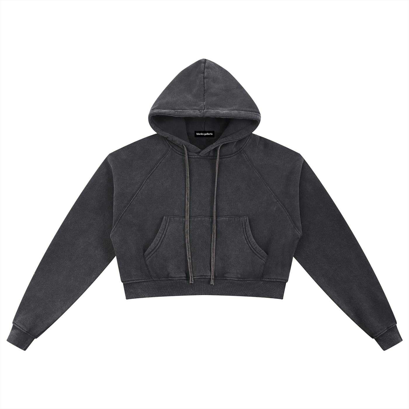 WOMEN'S WASHED CROPPED HOODIE