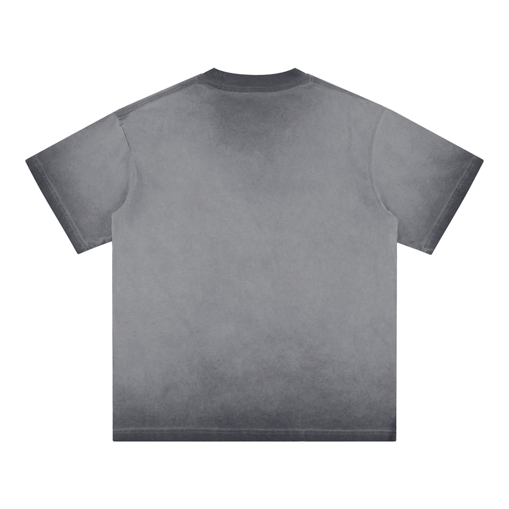 REVERSE DYED 100% COTTON T-SHIRT