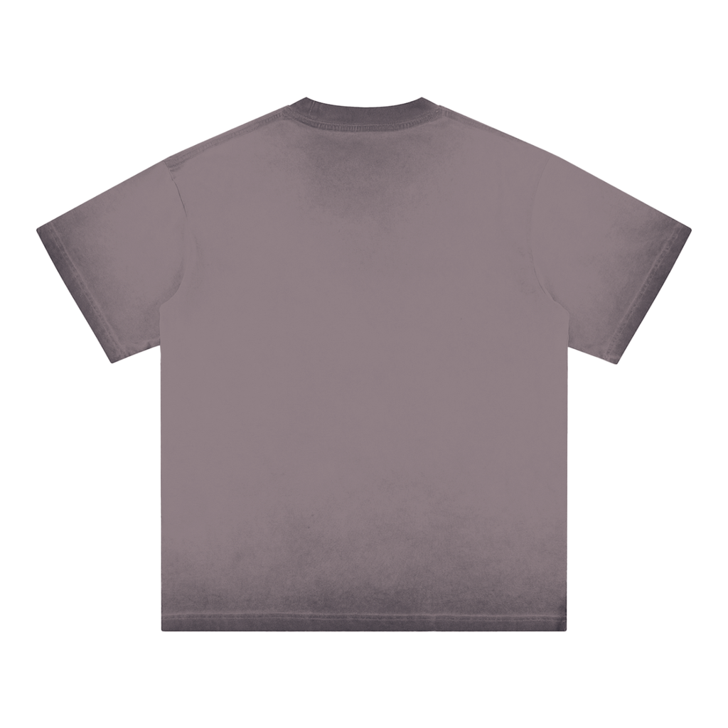 REVERSE DYED 100% COTTON T-SHIRT