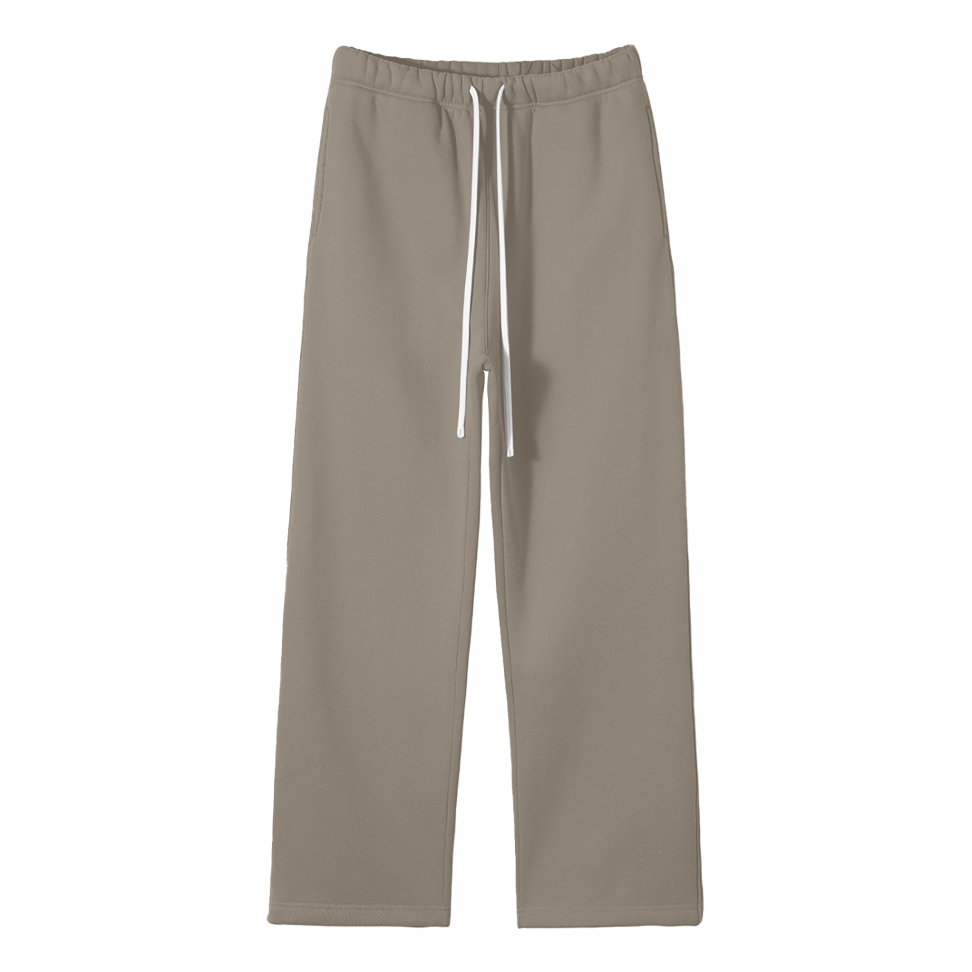 FLEECE STARIGHT-LEG PANTS